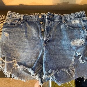 Wild Fable Blue Denim Shorts